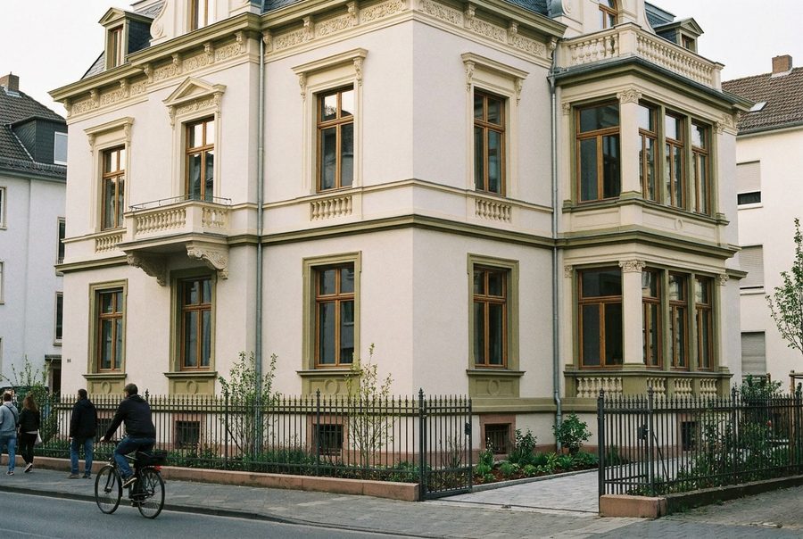 Denkmalgeschützte Fassade nach der Instandsetzung